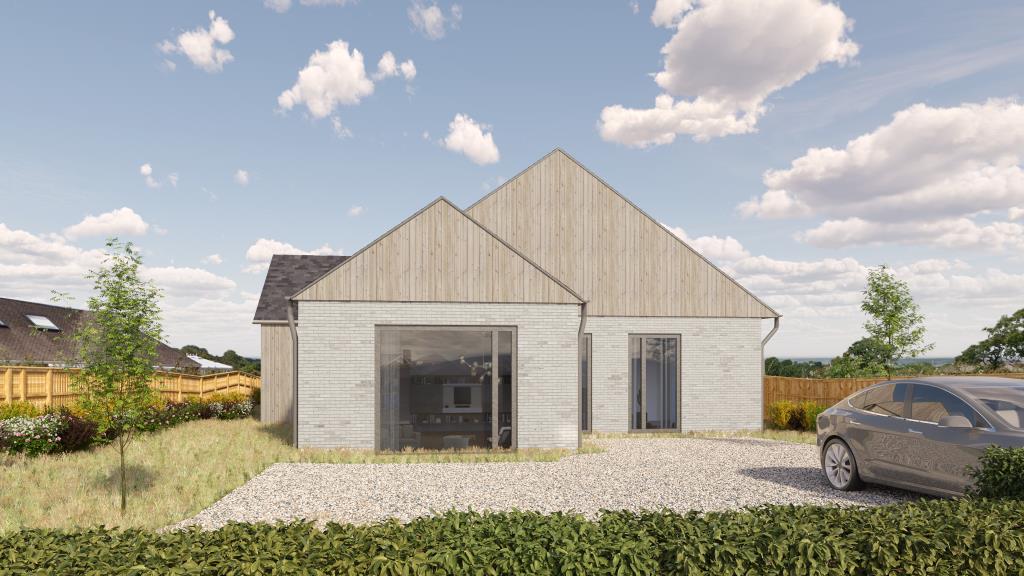 Lot: 97 - FIFTH OF AN ACRE PLOT WITH PLANNING FOR A DETACHED CHALET BUNGALOW - CGI of Proposed Building